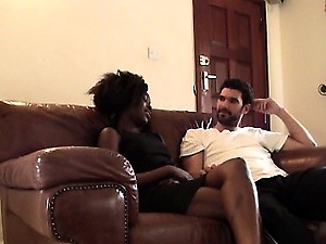 Lovely African girl loves passionate sex