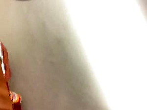 Horny blonde babe gets her hairless pussy pounded hard on the sofa