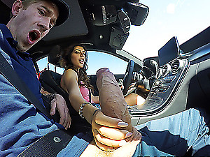 Ebony Teen Mia Austin Gives Head And Rides Rod