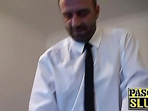 Blonde Gets Assfucked By Black Guy
