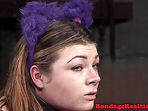 Lewd teacher is pounding cutie at the kitchen counter