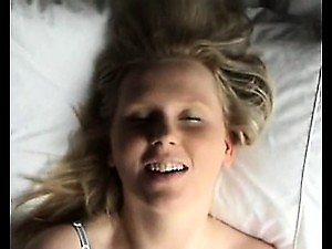 Sydney and Cassandra sharing a big cock