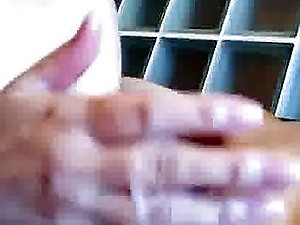 Japanese mature jerk off
